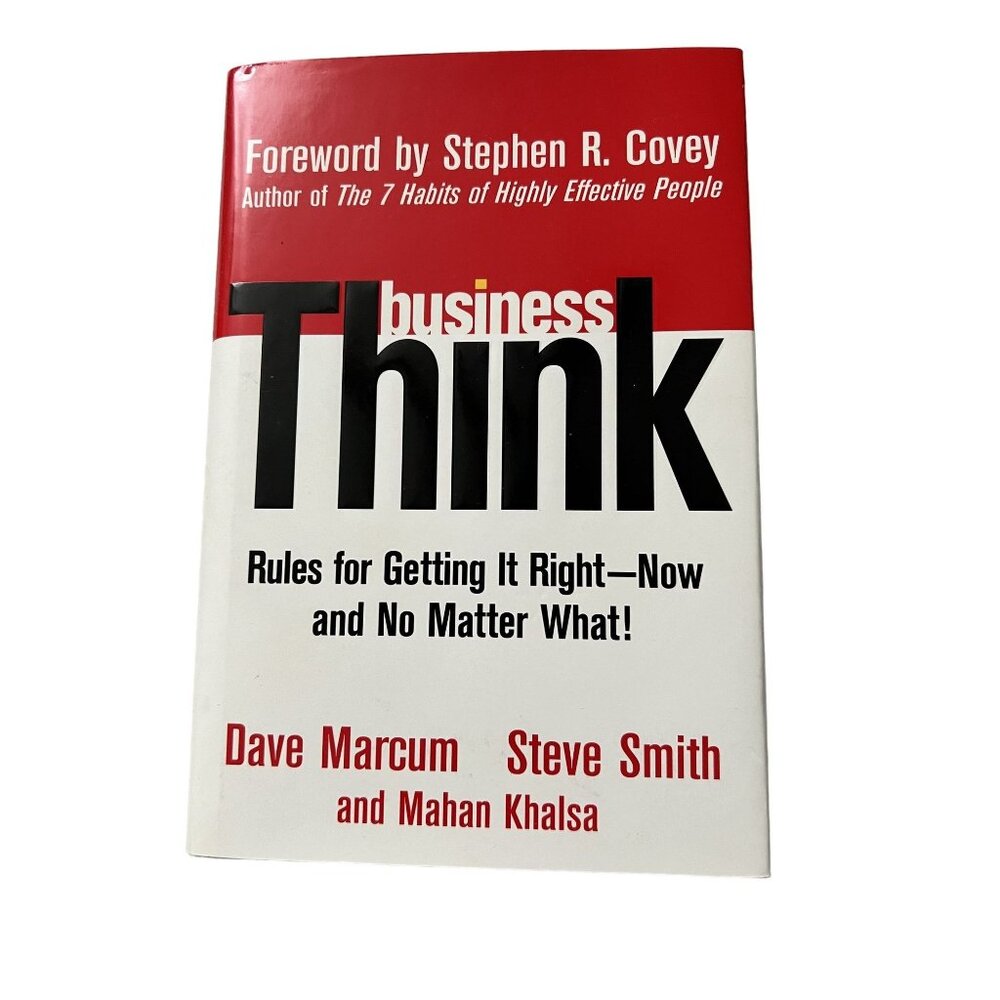 BusinessThink By Dave Marcum Steve Smith Mahan‎ Khalsa Hardcover